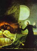Francisco Jose de Goya St.Francis Borgia Exorsizing oil painting artist